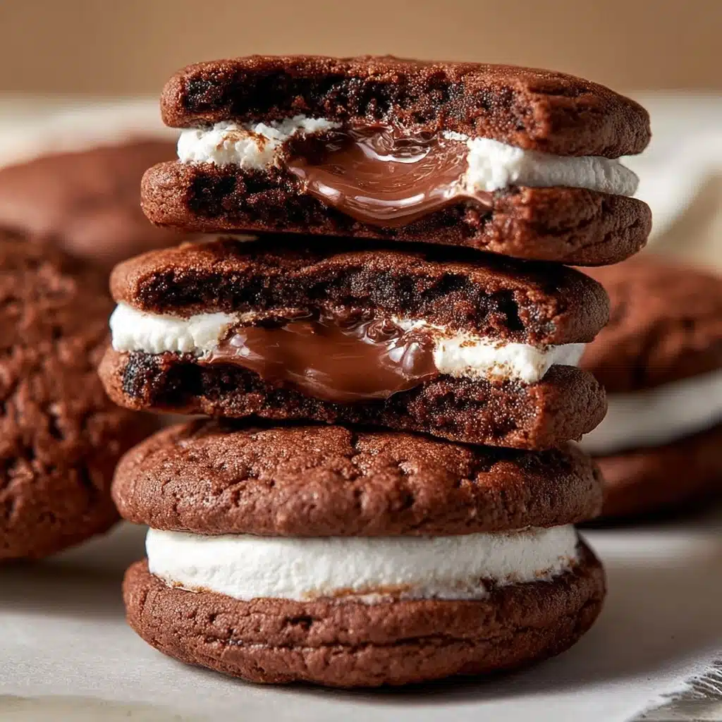Nutella Marshmallow Cookies Recipe - Recipe Image