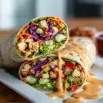 Thai Peanut Chicken Wraps Recipe
