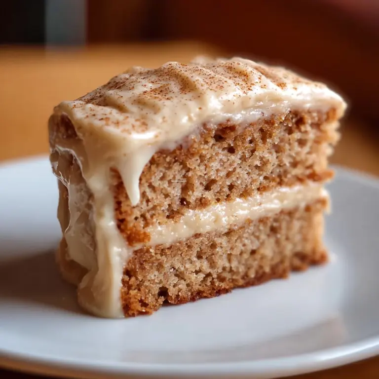 Applesauce Cake with Cinnamon Cream Cheese Frosting Recipe