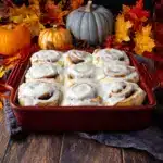 Apple Cider Cinnamon Rolls with Browned Butter Icing Recipe