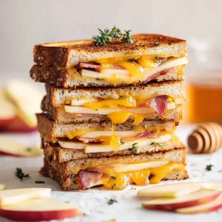 Apple Bacon and Cheddar Grilled Cheese Recipe