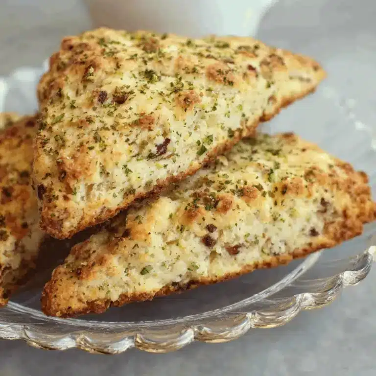 Air Fryer Apple Cheddar Bacon Scones Recipe