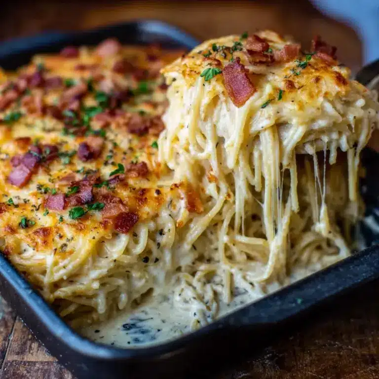 Creamy Southern Spaghetti Bake Recipe