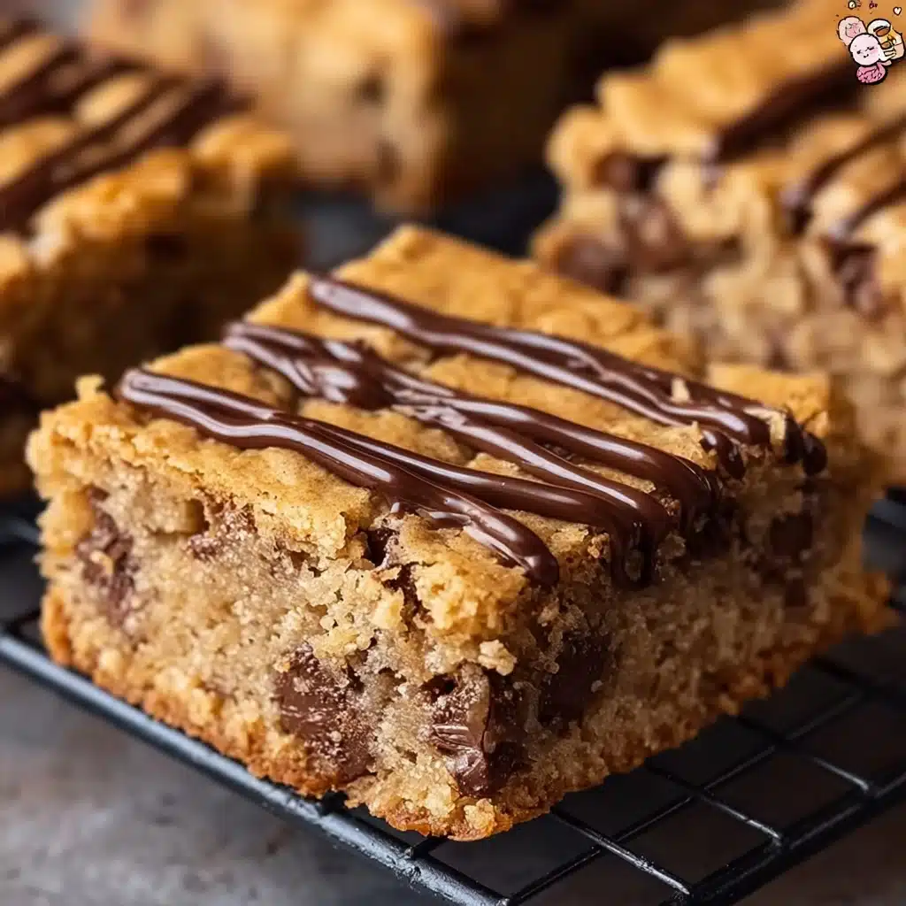 Healthy Peanut Butter Chunk Oatmeal Bars Recipe - Recipe Image