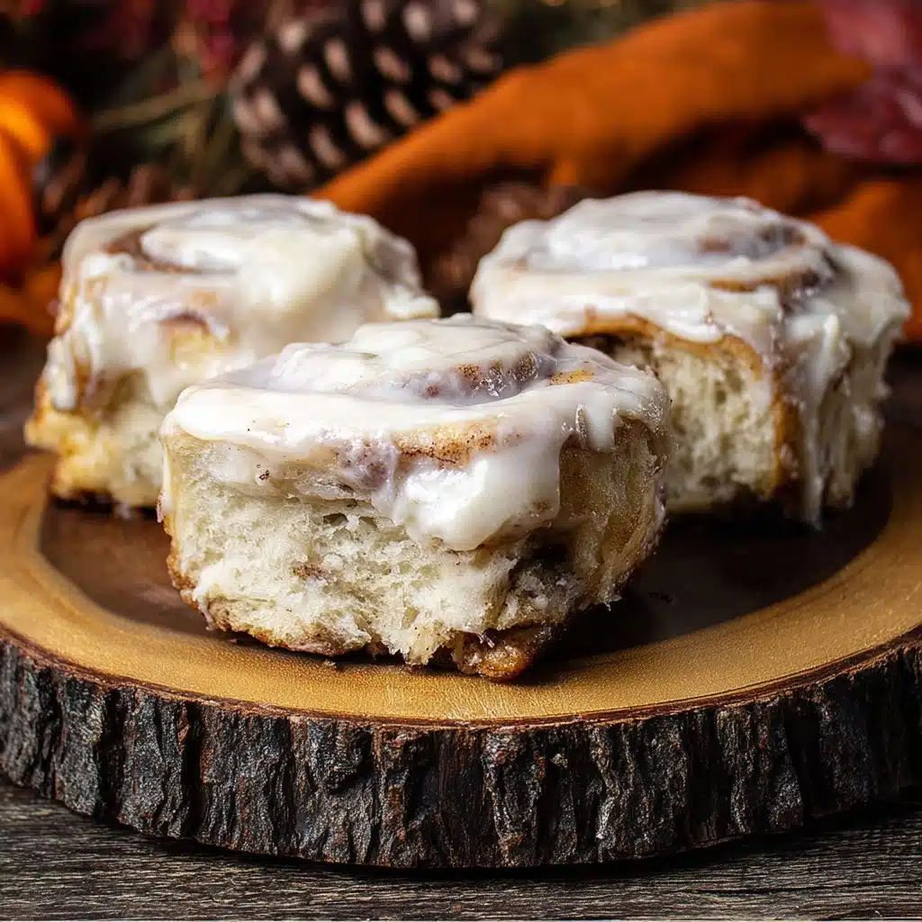 Apple Cider Cinnamon Rolls with Browned Butter Icing Recipe - Recipe Image