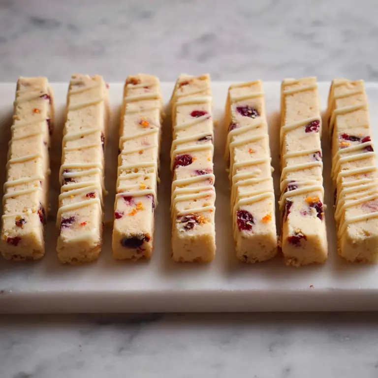 Orange Cranberry Shortbread Cookies Recipe