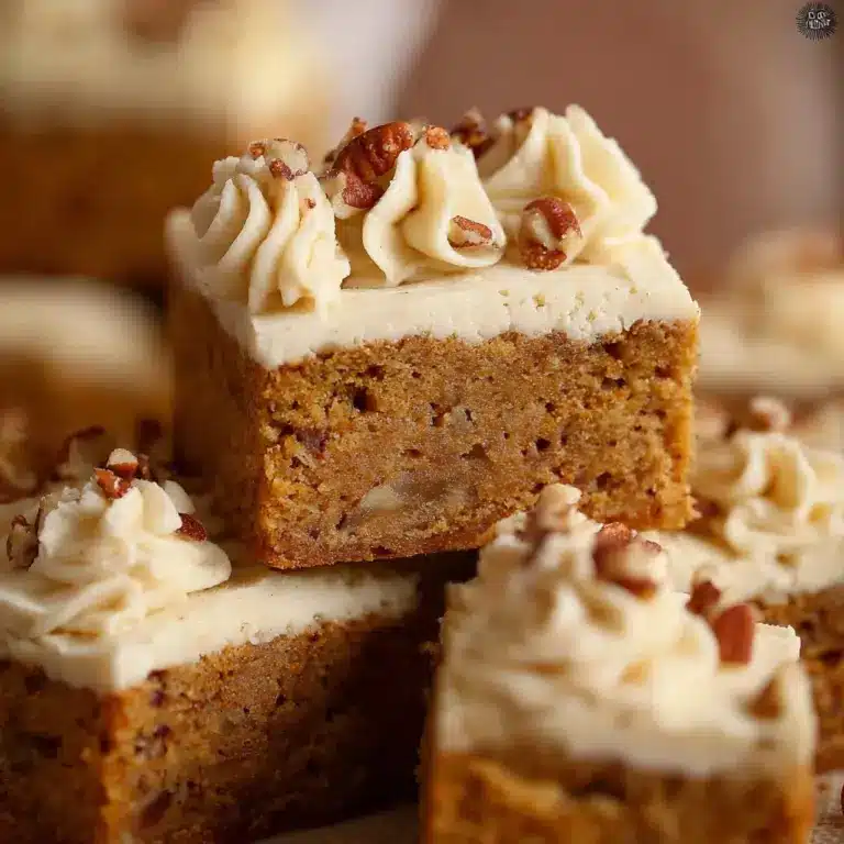 Carrot Cake Bars Recipe