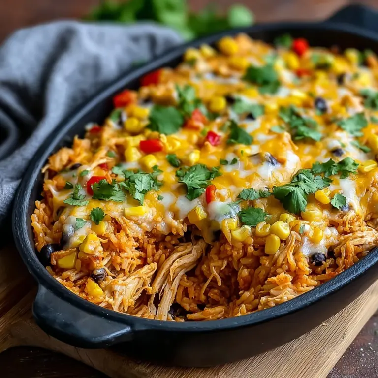 Chicken Enchilada Rice Casserole Recipe