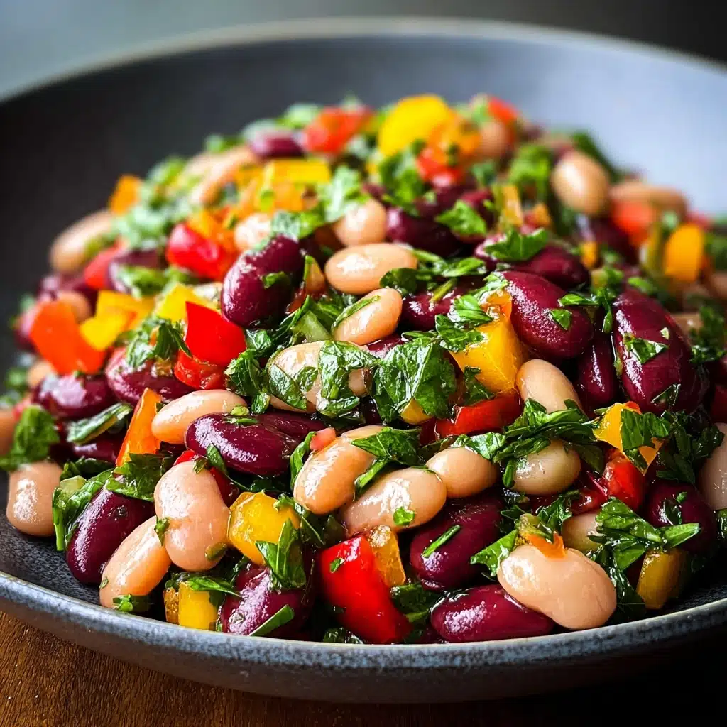 Rainbow Bean Salad: A Vibrant & Healthy Recipe - Recipe Image
