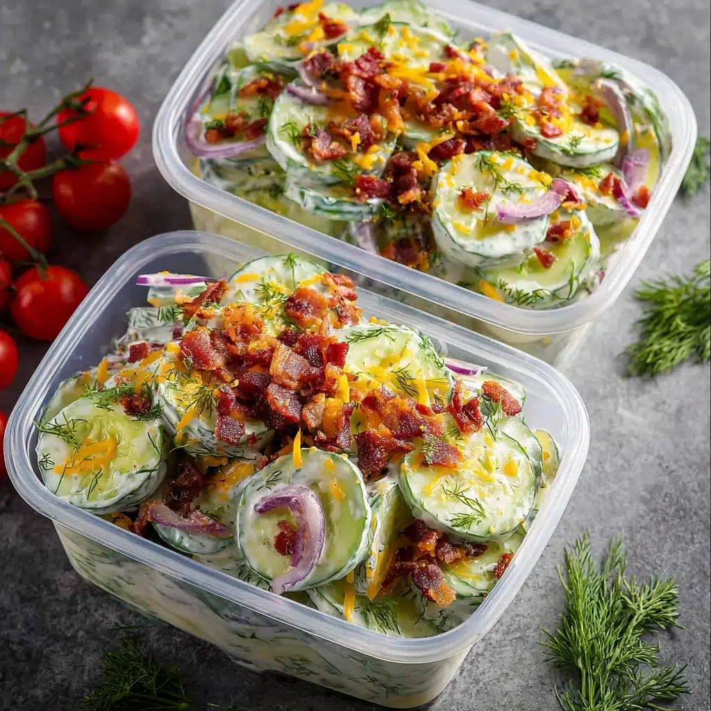 Classic Cucumber Ranch Crack Salad Recipe - Recipe Image