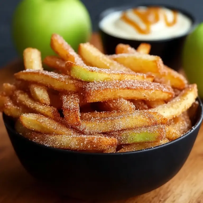 Crispy Air Fryer Apple Fries Recipe