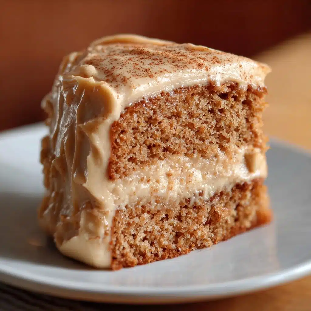Applesauce Cake with Cinnamon Cream Cheese Frosting Recipe - Recipe Image