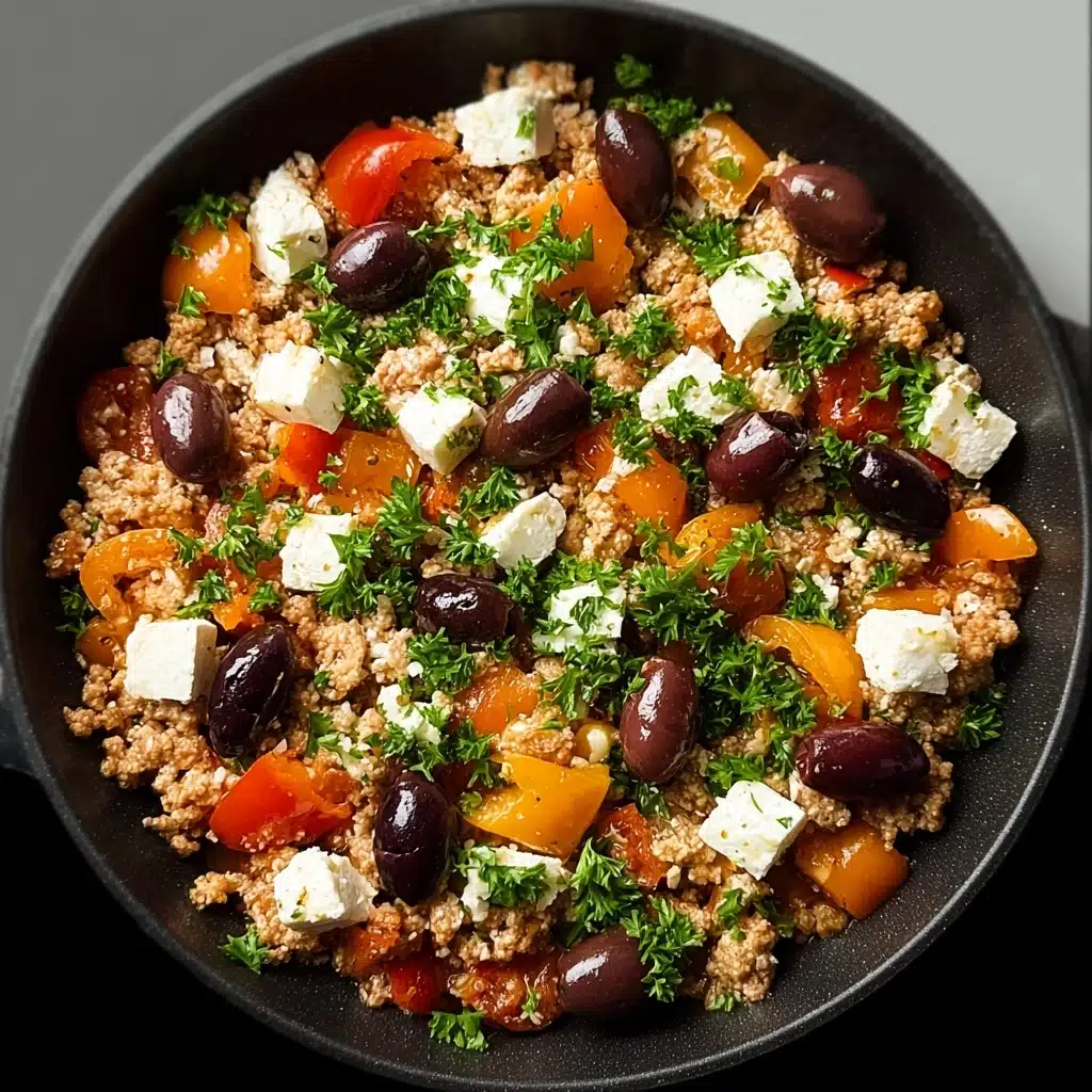 und Chicken Skillet with Olives and Feta Recipe - Recipe Image