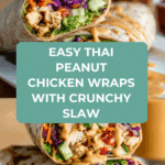 Thai Peanut Chicken Wraps Recipe