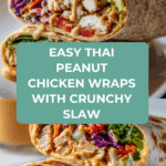 Thai Peanut Chicken Wraps Recipe