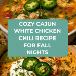 Cajun White Chicken Chili Recipe
