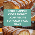 Spiced Apple Cider Donut Loaf Recipe