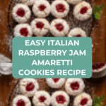 Ridiculously Easy Italian Raspberry Jam Amaretti Cookies Recipe