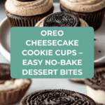 Oreo Cheesecake Cookie Cups Recipe