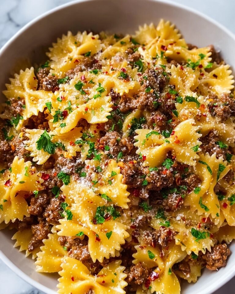 Garlic Butter Bowtie Pasta