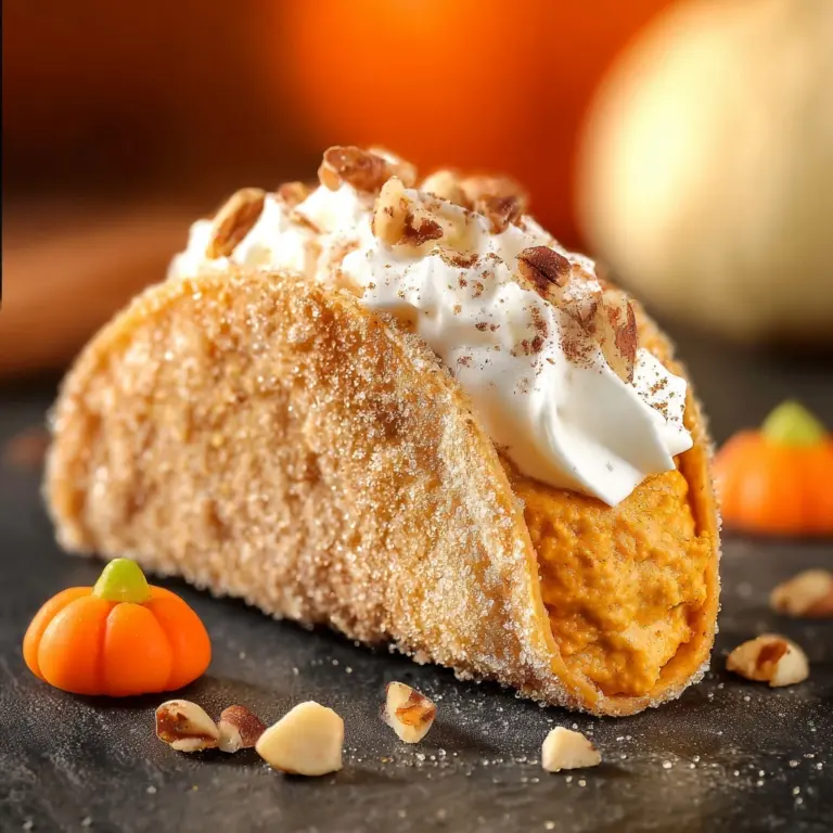 Pumpkin Pie Tacos