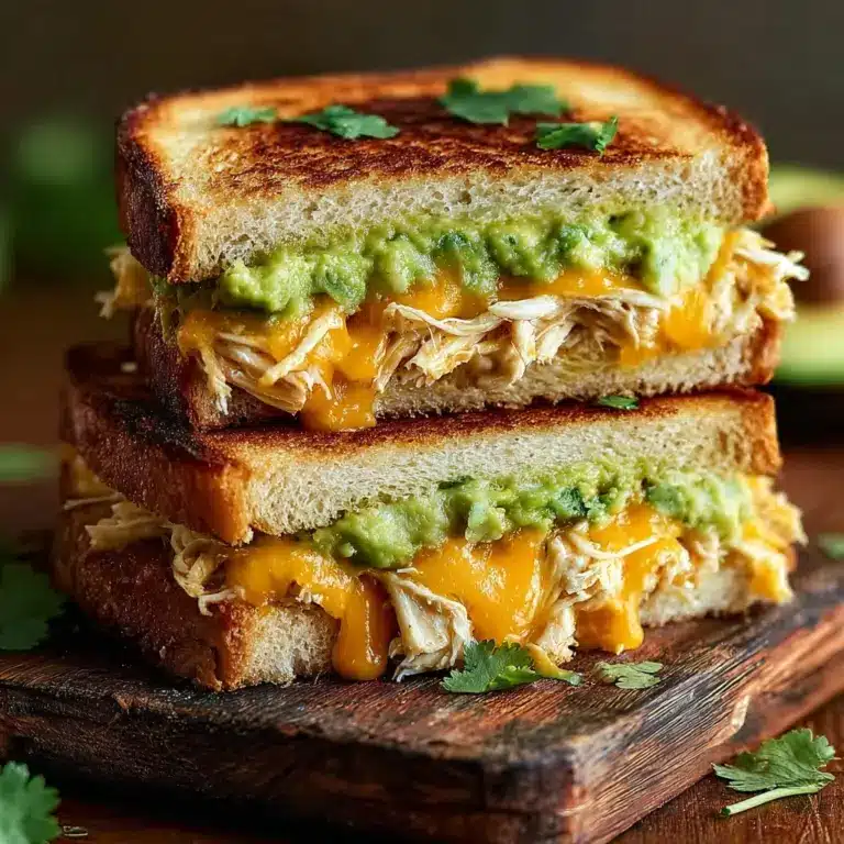 Chicken Avocado Melt Sandwich