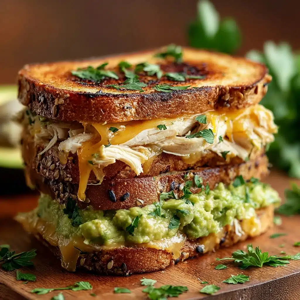 Chicken Avocado Melt Sandwich  - Recipe Image