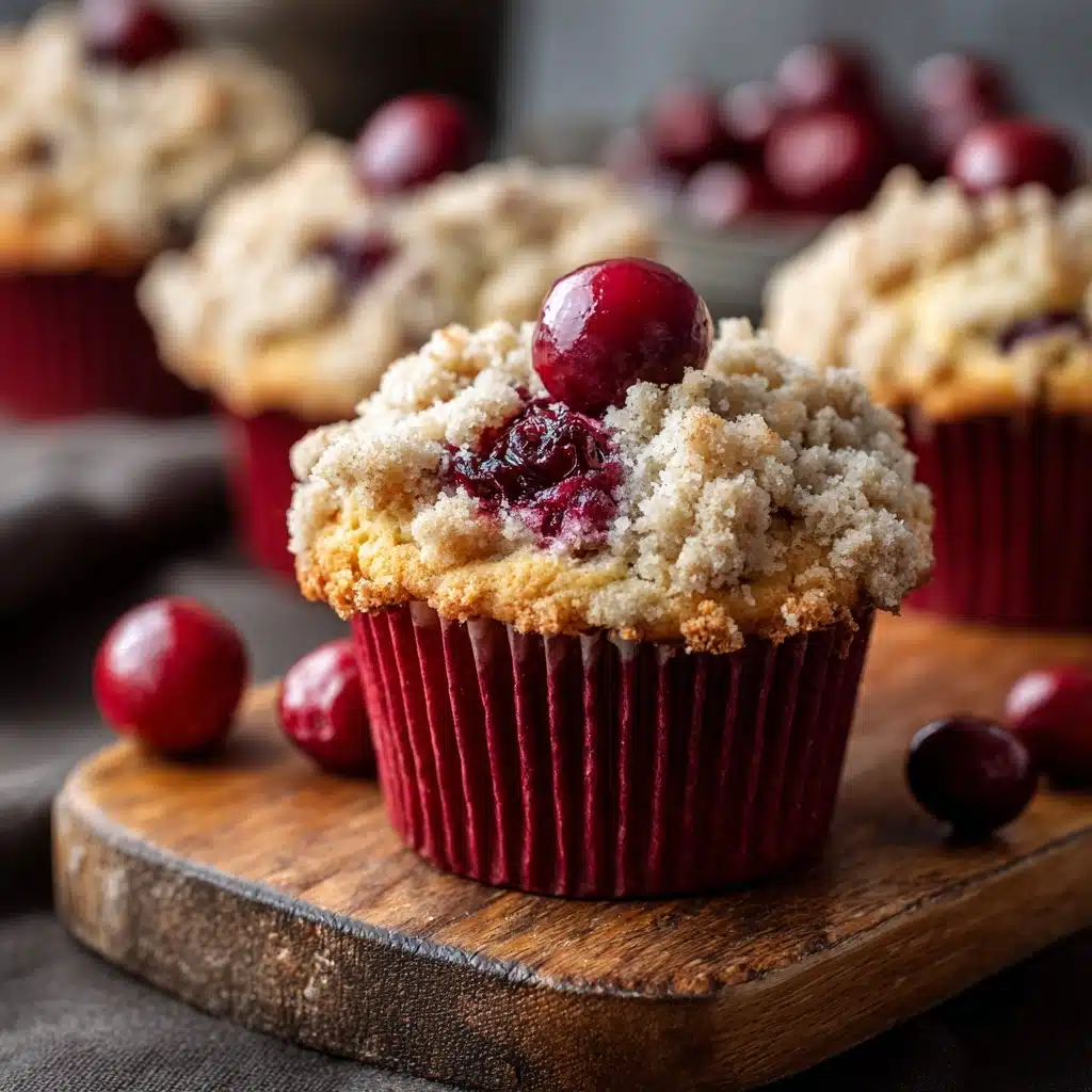 Cherry Cobbler Muffins  - Recipe Image