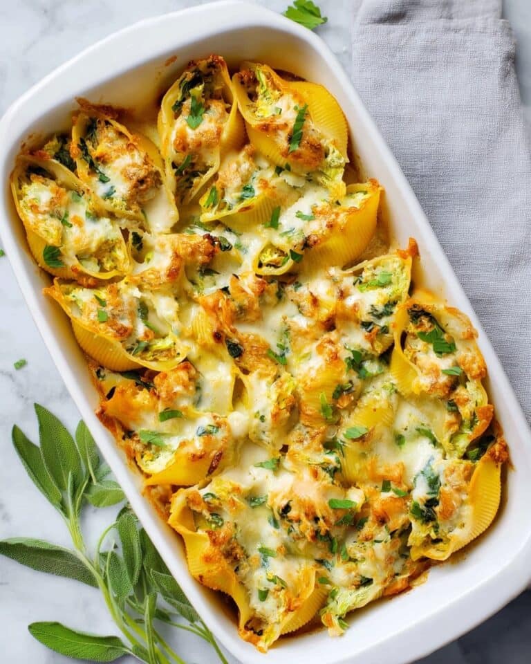 Cheesy Pumpkin Stuffed Pasta