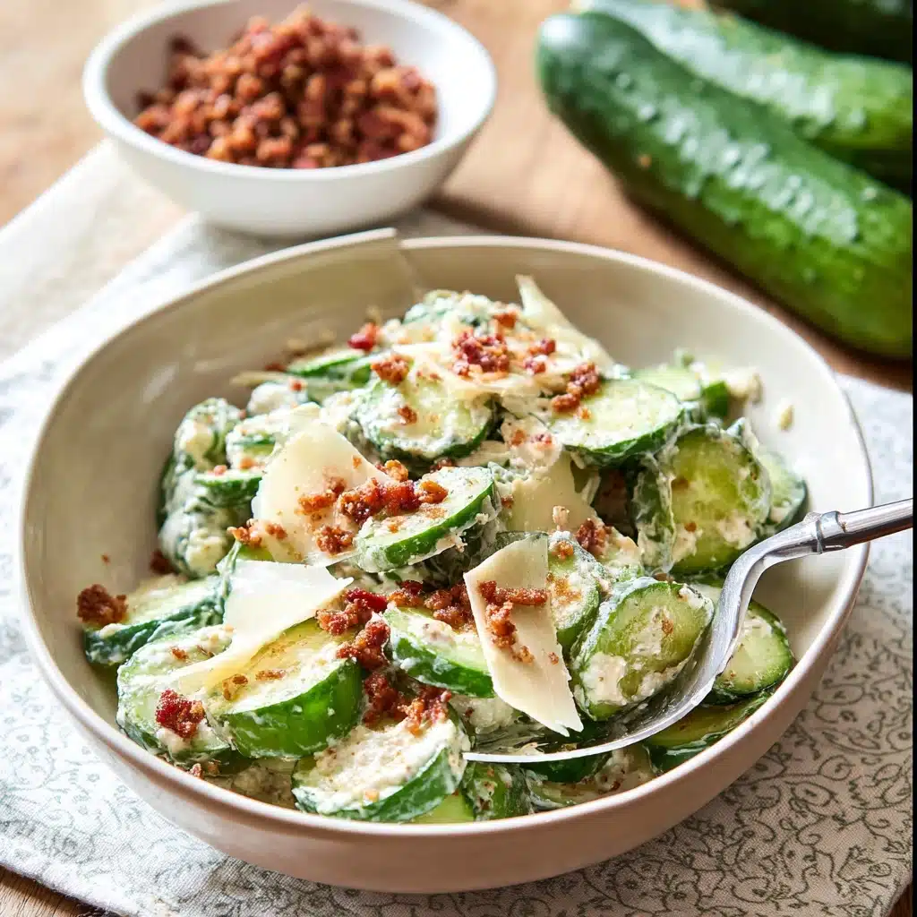 Cucumber Caesar Salad - Recipe Image