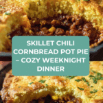 Skillet Chili Cornbread Pot Pie Recipe