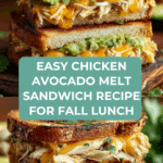 Chicken Avocado Melt Sandwich