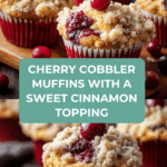 Cherry Cobbler Muffins