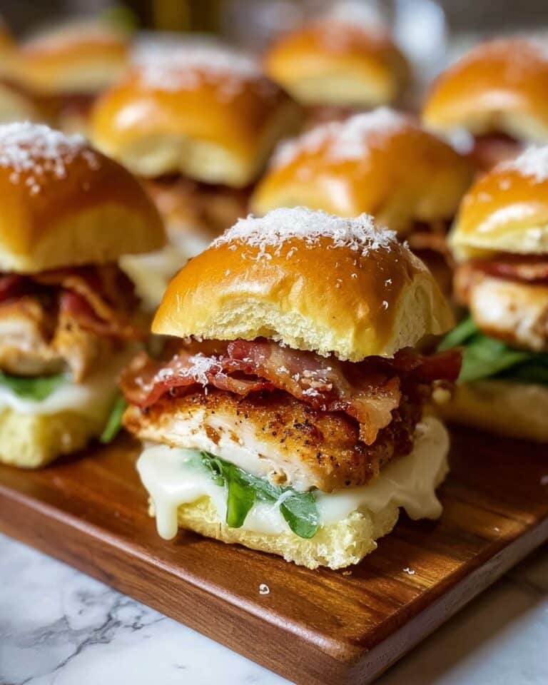 Chicken Bacon Sliders Recipe