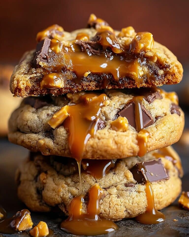 Caramel Crunch Cookies Recipe