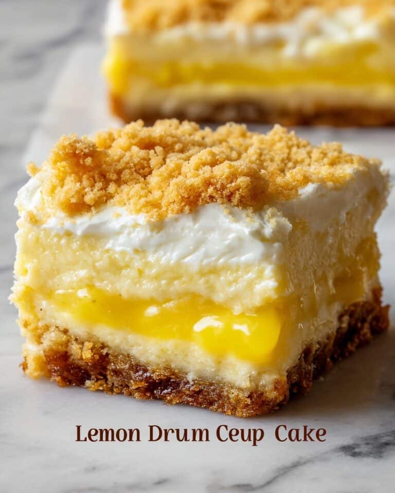Lemon Cream Cheese Dump Cake Recipe