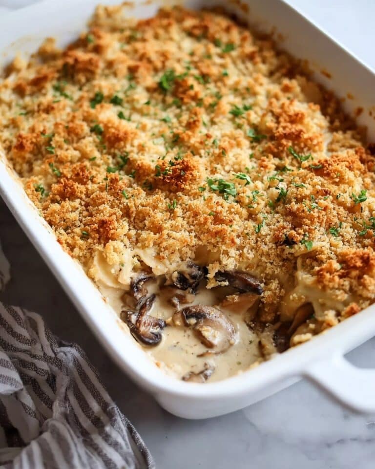Stuffed Mushroom Casserole Recipe