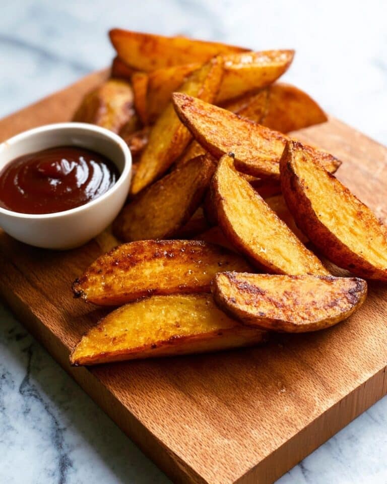 Crispy Baked Potato Wedges Recipe