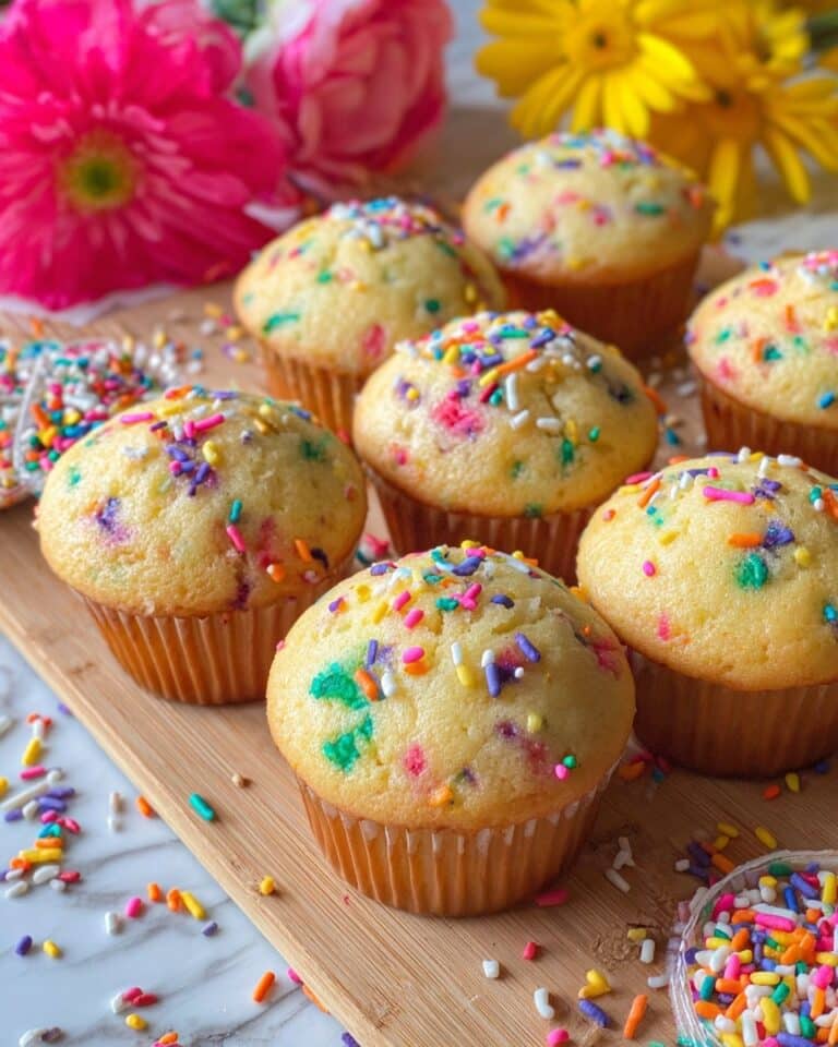 Easy Funfetti Greek Yogurt Muffins Recipe