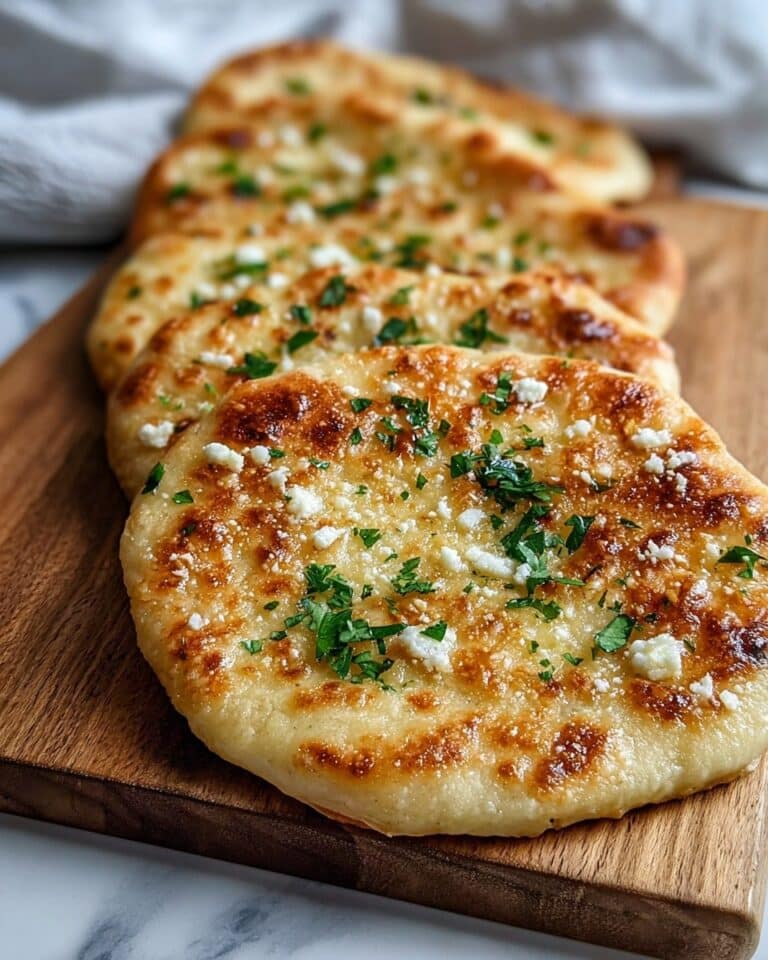 Garlic Parmesan Flatbread Recipe