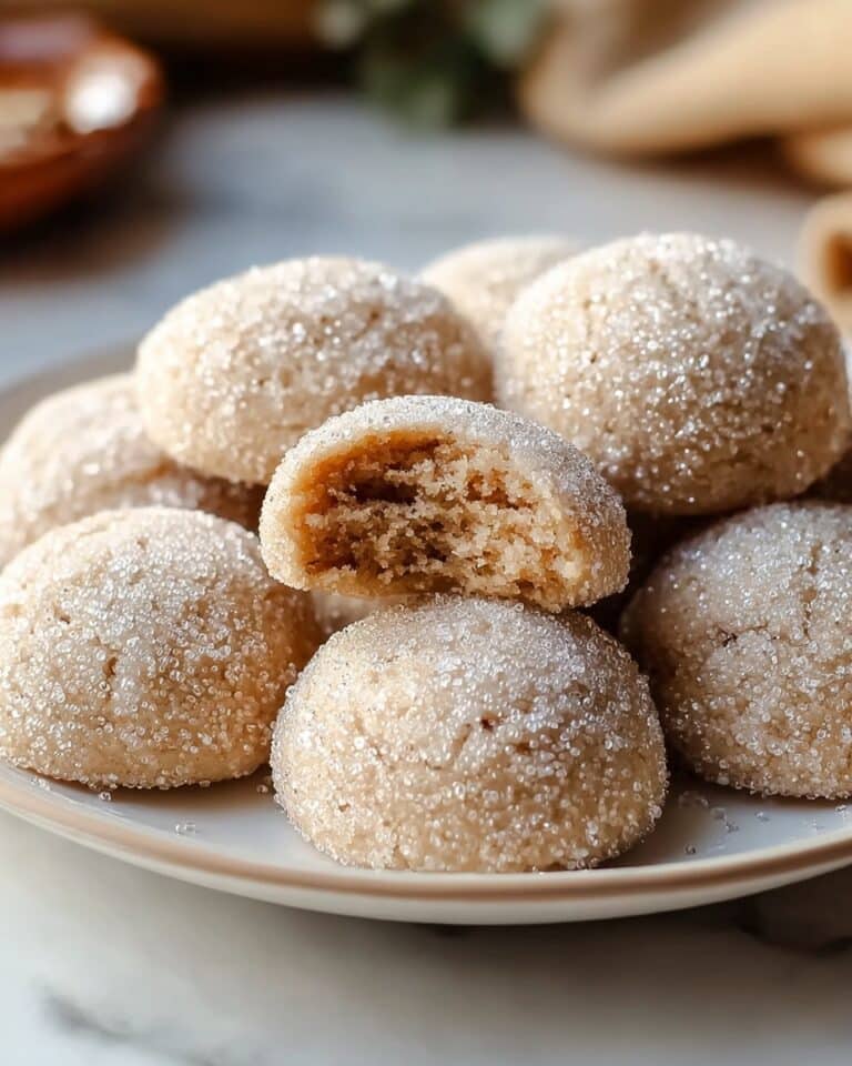 Cinnamon Sugar Snowball Cookies Recipe