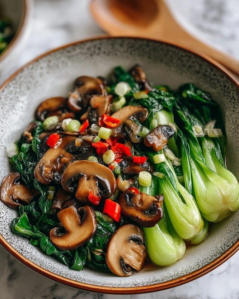 Bok Choy and Mushroom Stir Fry Recipe