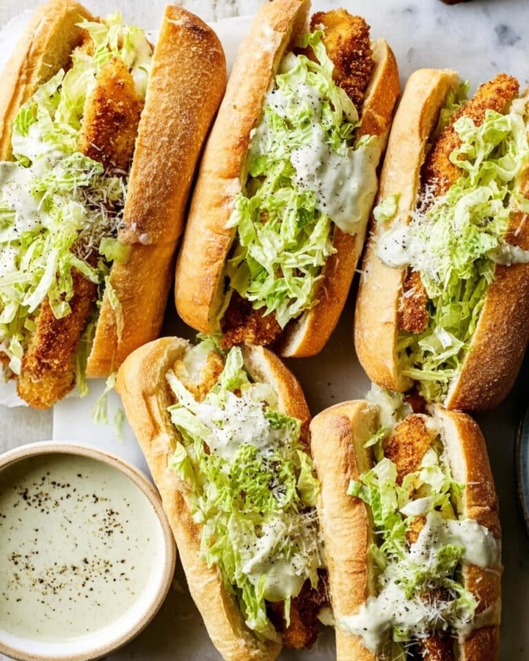 Chicken Caesar Sandwiches Recipe