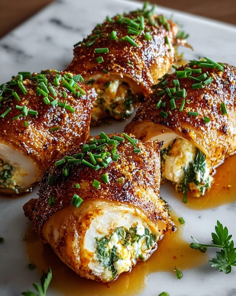 Herbed Ricotta Stuffed Chicken Rolls Recipe