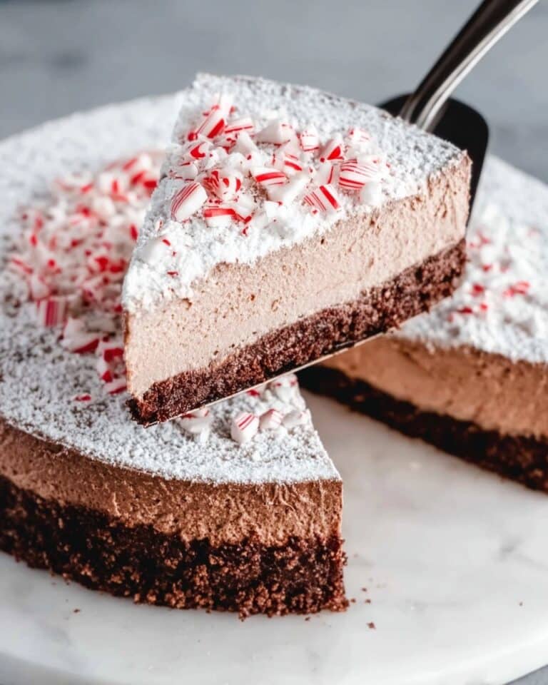Chocolate Peppermint Mousse Pie Recipe