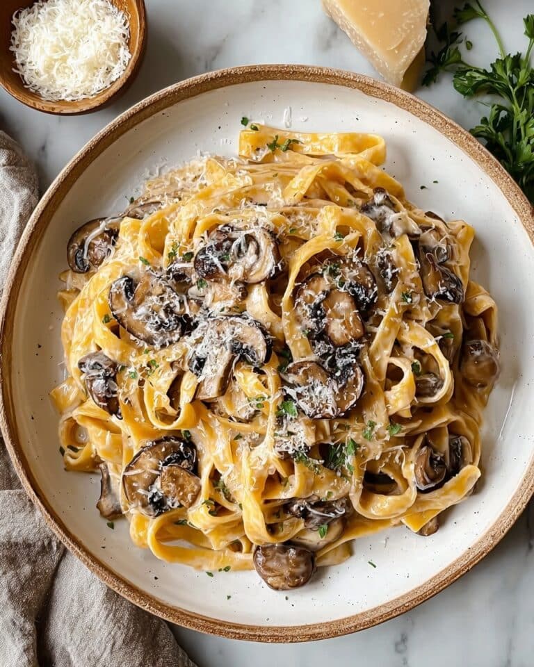 Caramelized Leek and Mushroom Gruyere Pasta Recipe