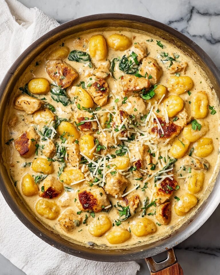Garlic Chicken Gnocchi Skillet Recipe