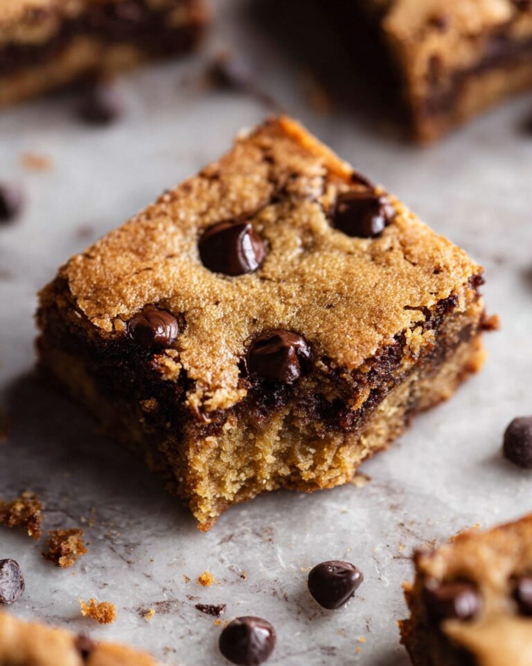 Moist Banana Bread Blondies Recipe