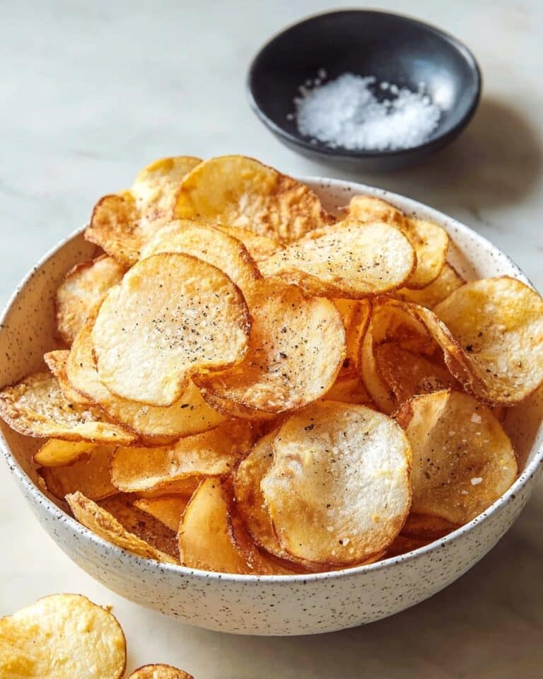 Crispy Oven Baked Potato Chips You’ll Make Again and Again Recipe