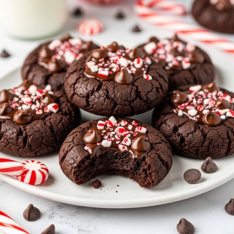Peppermint Brownie Cookies Recipe